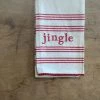 Petals And Blooms Home Decor Jingle Embroidered Dishtowel