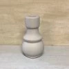Petals And Blooms Decor Smooth Stoneware Candle Holder | Large