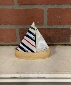 Petals And Blooms Home Decor Kitchen Essentials Sail Boat Salt And Pepper Shakers
