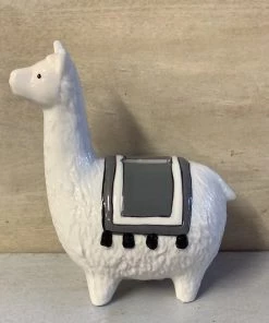 Petals And Blooms Decor Ceramic Lama Coin Bank