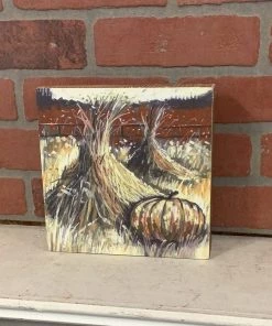 Petals And Blooms Home Decor Fall & Halloween Decor Box Sign - Haystacks