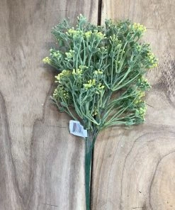 Petals And Blooms Decor Yellow Flowering Bud Bush Stem Everyday Decor