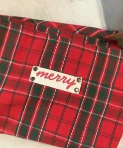 Petals And Blooms Home Decor Merry Tartan Apron Kitchen Essentials