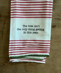 Petals And Blooms Home Decor Happy Alcohol-idays Dishtowels