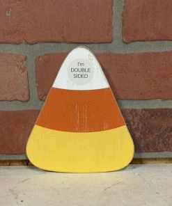 Petals And Blooms Home Decor Fall & Halloween Decor Wood Candy Corn Cutout | Medium