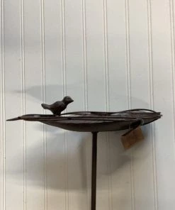 Petals And Blooms Home Decor Bird Bath Stake Spring Decor