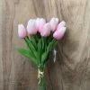 Petals And Blooms Decor Pink Real Touch Tulip Bundle