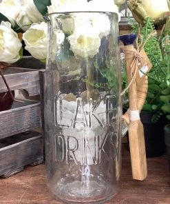 Petals And Blooms Decor Lake Drinks Glass Pitcher