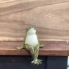 Petals And Blooms Home Decor Ceramic Sitting Frog W/ Dangle Legs Table Top Decor