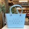 Petals And Blooms Decor Mini Simply Tote Cool Blue