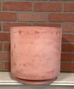 Petals And Blooms Home Decor Pink Palace Fiber Clay Planter | Large Vases & Pots