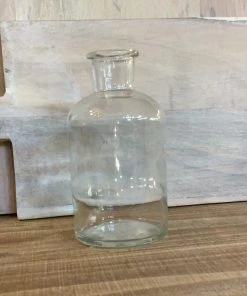 Petals And Blooms Decor Plain Glass Vase | Short Everyday Decor