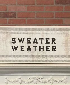 Home Decor Sales 33 Petals And Blooms Home Decor Christmas Decor Reversible “Sweater Weather” + “ Merry & Bright” Sign