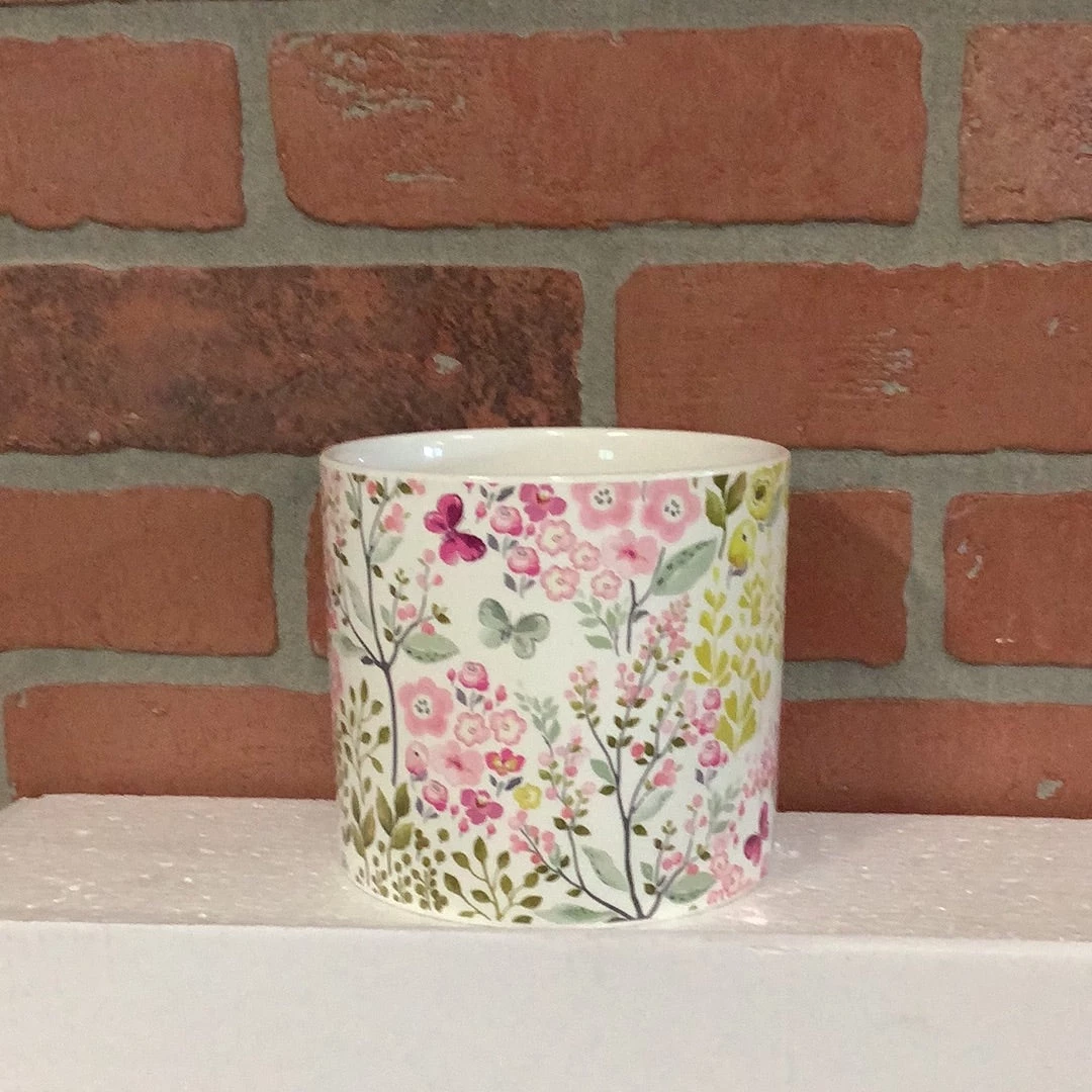 Petals And Blooms Home Decor Butterfly Floral Pot 1 Petals And Blooms Home Decor Butterfly Floral Pot