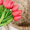 Petals And Blooms Decor Real Touch Tulip Bundle | Red