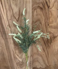 Petals And Blooms Home Decor Greenery + Floral Lavender Stem In Cream