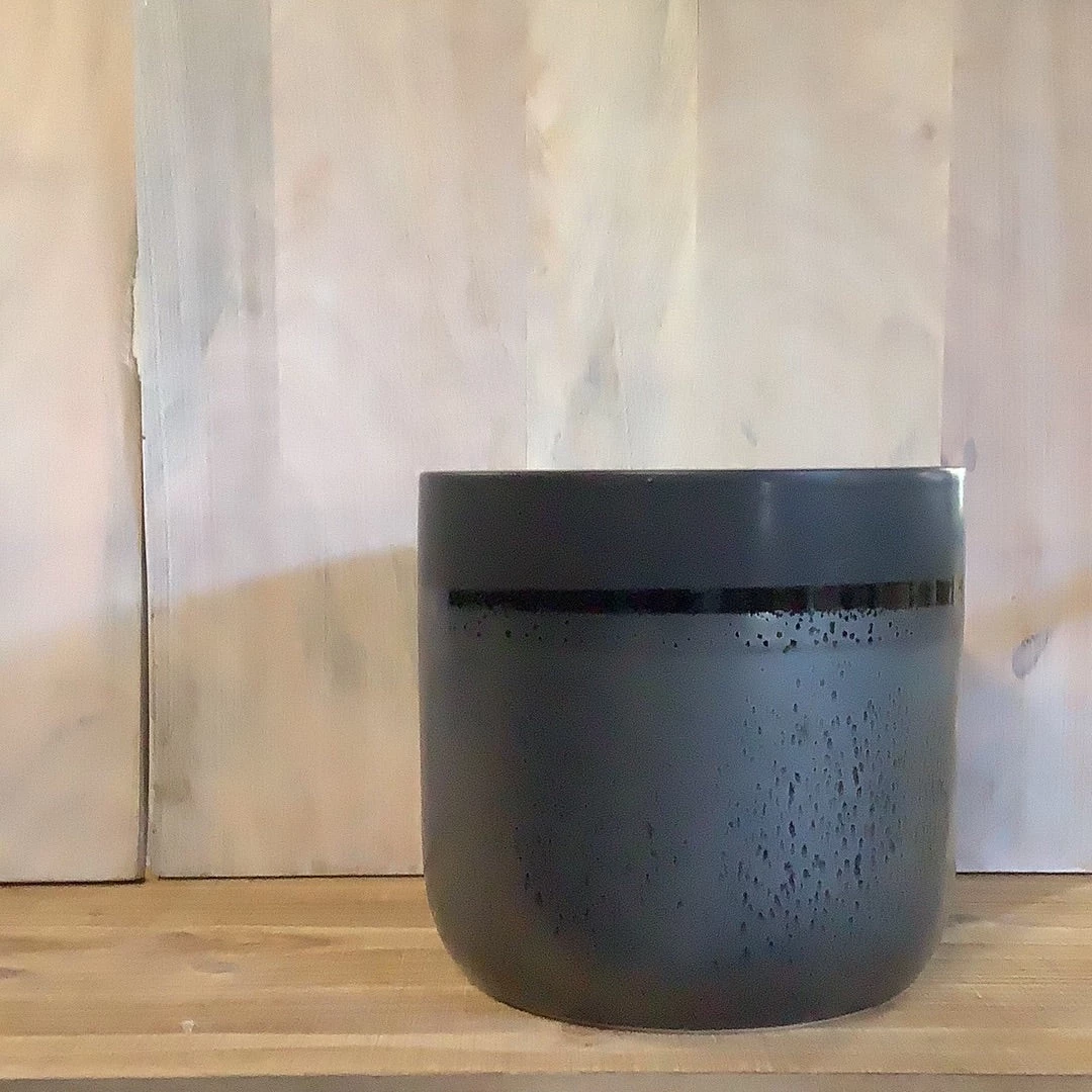 Petals And Blooms Home Decor Vases & Pots Glossy Black Pot/ Matte Top Pot 1 Petals And Blooms Home Decor Vases & Pots Glossy Black Pot/ Matte Top Pot