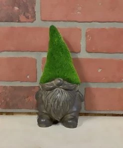Petals And Blooms Home Decor Resin Garden Gnome With Grassy Hat Gnomes
