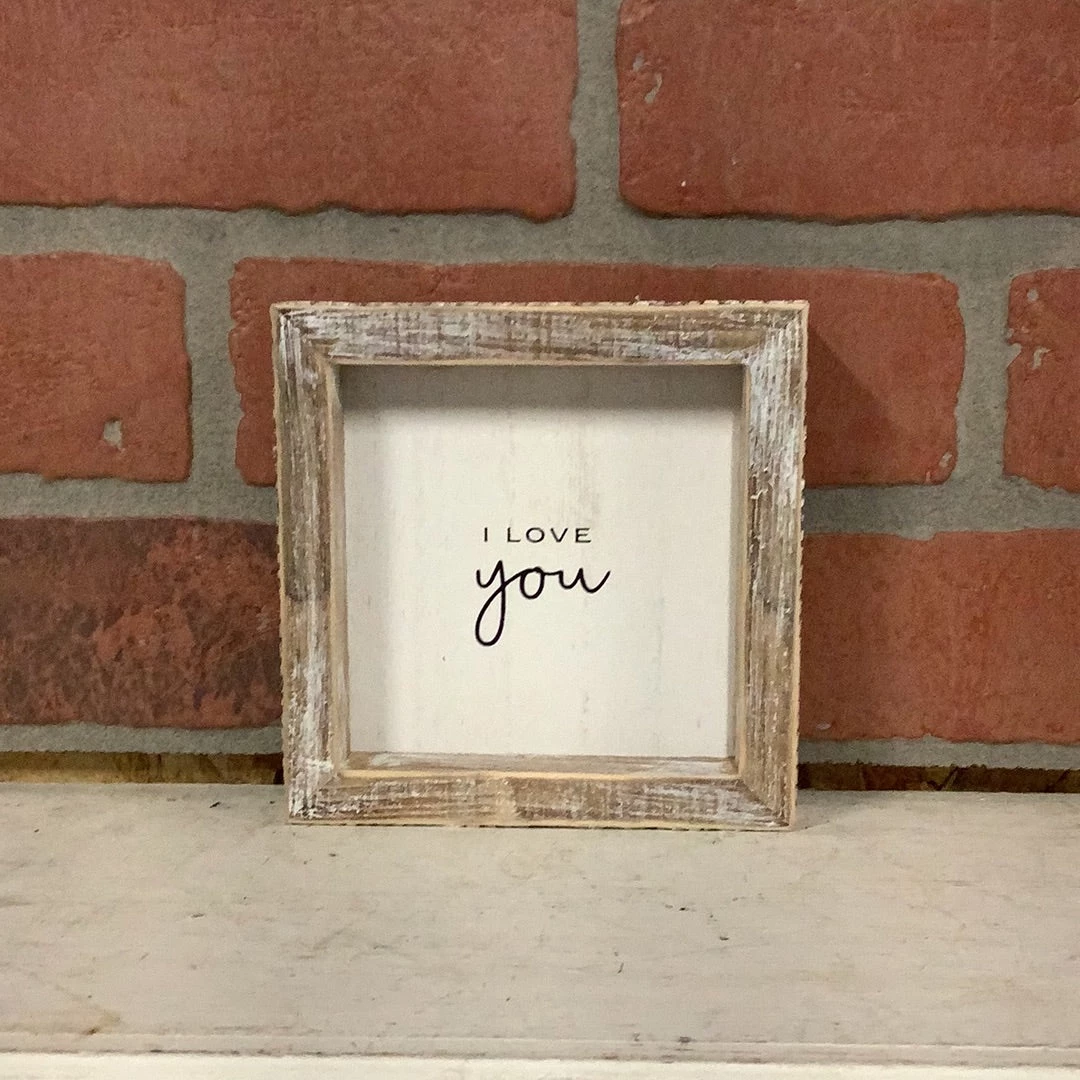 Petals And Blooms Home Decor Signs + Wall Decor Block Sign “I Love You” 1 Petals And Blooms Home Decor Signs + Wall Decor Block Sign “I Love You”