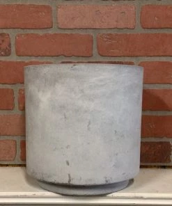 Petals And Blooms Home Decor Vases & Pots The Cloudy Grey Fiber Clay Planter | Medium