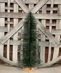 Petals And Blooms Home Decor Snowy Bristle Tree, 2 Assorted