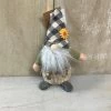 Petals And Blooms Decor Gray Mini Garden Gnome Sitter