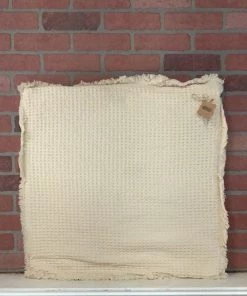 Petals And Blooms Home Decor Pillows Cream Waffle Weave Pillow