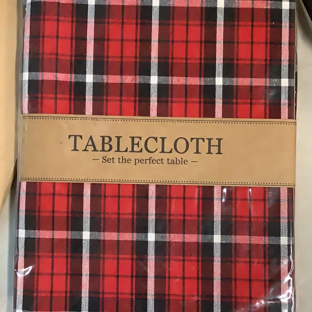 Petals And Blooms Home Decor Christmas Decor Glad Tidings Plaid Tablecloth | 52” X 52” 1 Petals And Blooms Home Decor Christmas Decor Glad Tidings Plaid Tablecloth | 52” X 52”