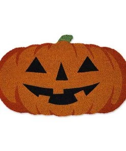 Petals And Blooms Home Decor Fall & Halloween Decor Jack-o-Lantern Door Mat