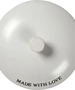 Petals And Blooms Decor Small Casserole Dish “made With Love” Lid