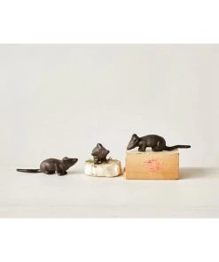 Petals And Blooms Home Decor Small Cast Iron Mouse