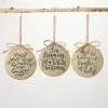Petals And Blooms Home Decor Christmas Decor Christmas Carol Disc Ornaments