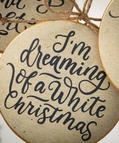 Petals And Blooms Home Decor Christmas Decor Christmas Carol Disc Ornaments