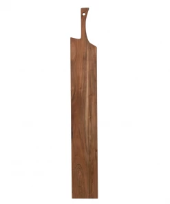Petals And Blooms Decor Acacia Wood Oversized Entertaining Cheese Board With Handle Charcuterie & Wood Accessories