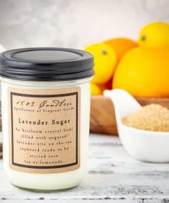 Petals And Blooms Decor Lavender Sugar 1803 Candle Candles