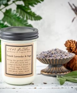Petals And Blooms Decor French Lavender & Sage 1803 Candle Candles