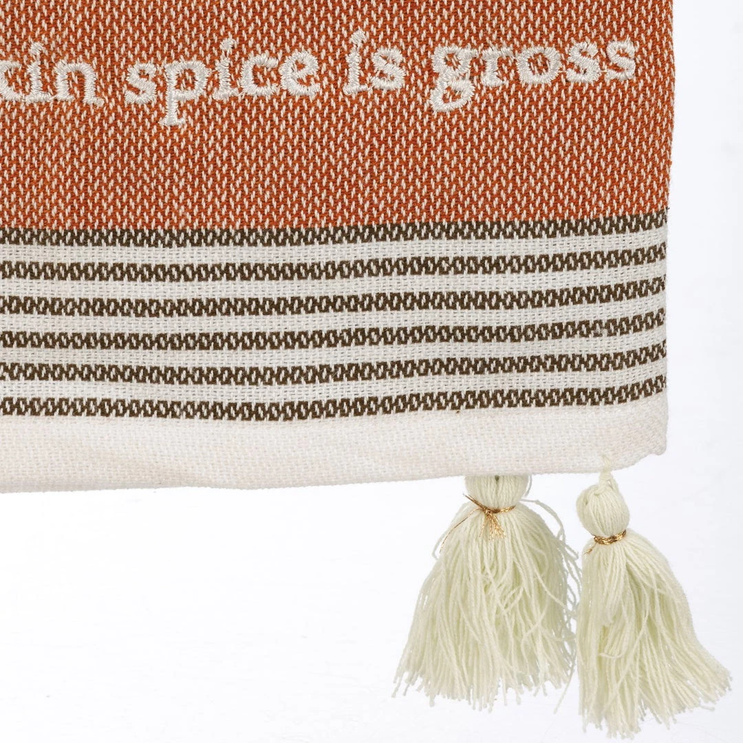 Petals And Blooms Home Decor Pumpkin Spice Is Gross Dish Towel Fall & Halloween Decor 2 Petals And Blooms Home Decor Pumpkin Spice Is Gross Dish Towel Fall & Halloween Decor