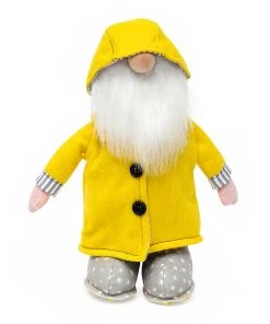 Petals And Blooms Decor Rain Coat Galoshes Gnome Everyday Decor