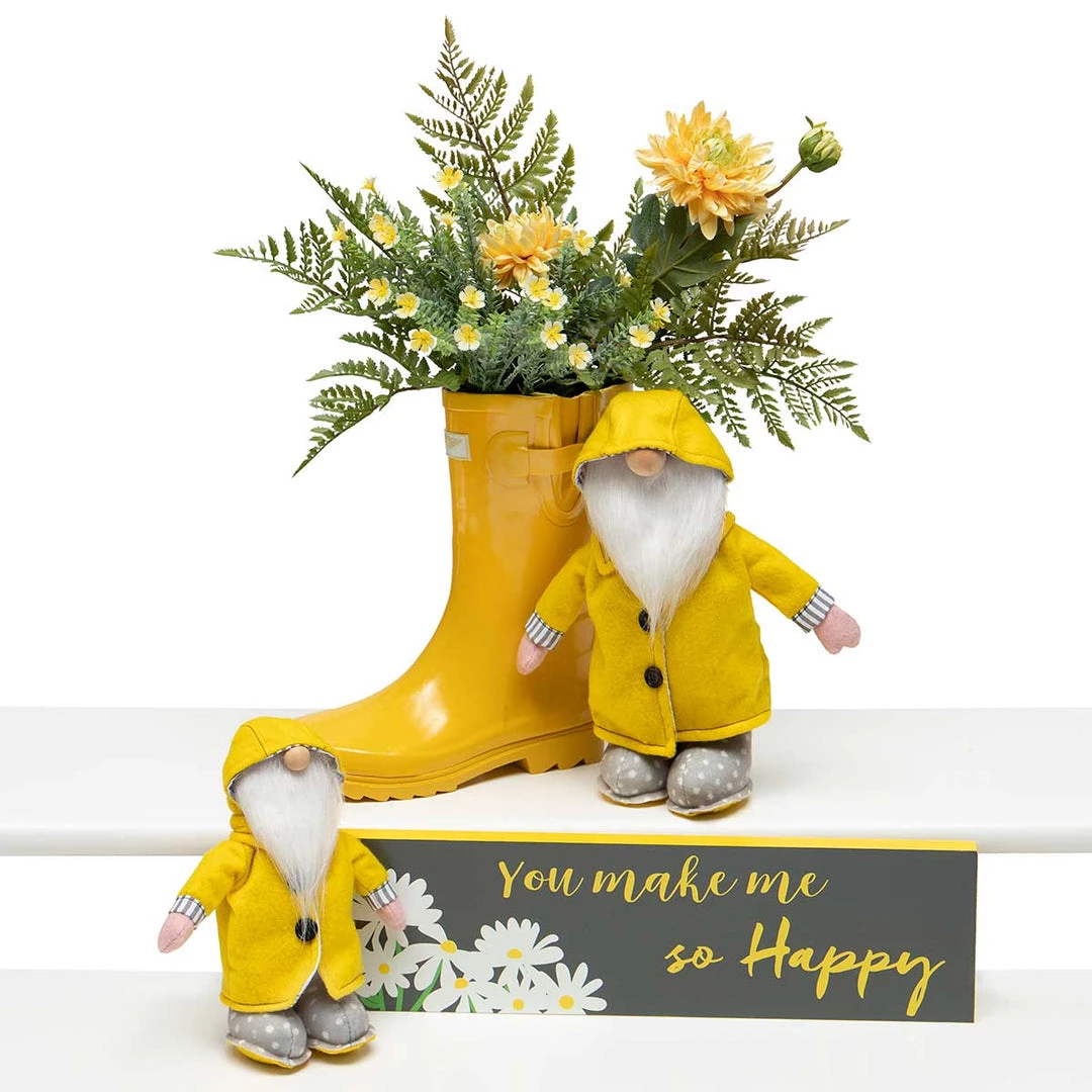 Petals And Blooms Decor Rain Coat Galoshes Gnome Everyday Decor 2 Petals And Blooms Decor Rain Coat Galoshes Gnome Everyday Decor