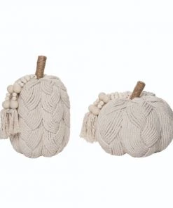 Petals And Blooms Home Decor Rope Braided Pumpkin