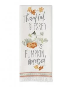 Petals And Blooms Home Decor Autumn Afternoon Printed Dishtowels