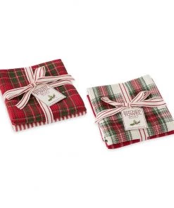 Petals And Blooms Home Decor Holiday Heritage Dishtowel Set Of 2 | 2 Assort.