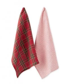 Petals And Blooms Home Decor Holiday Heritage Dishtowel Set Of 2 | 2 Assort.