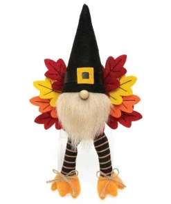 Petals And Blooms Home Decor Tom The Turkey Gnome With Legs Fall & Halloween Decor